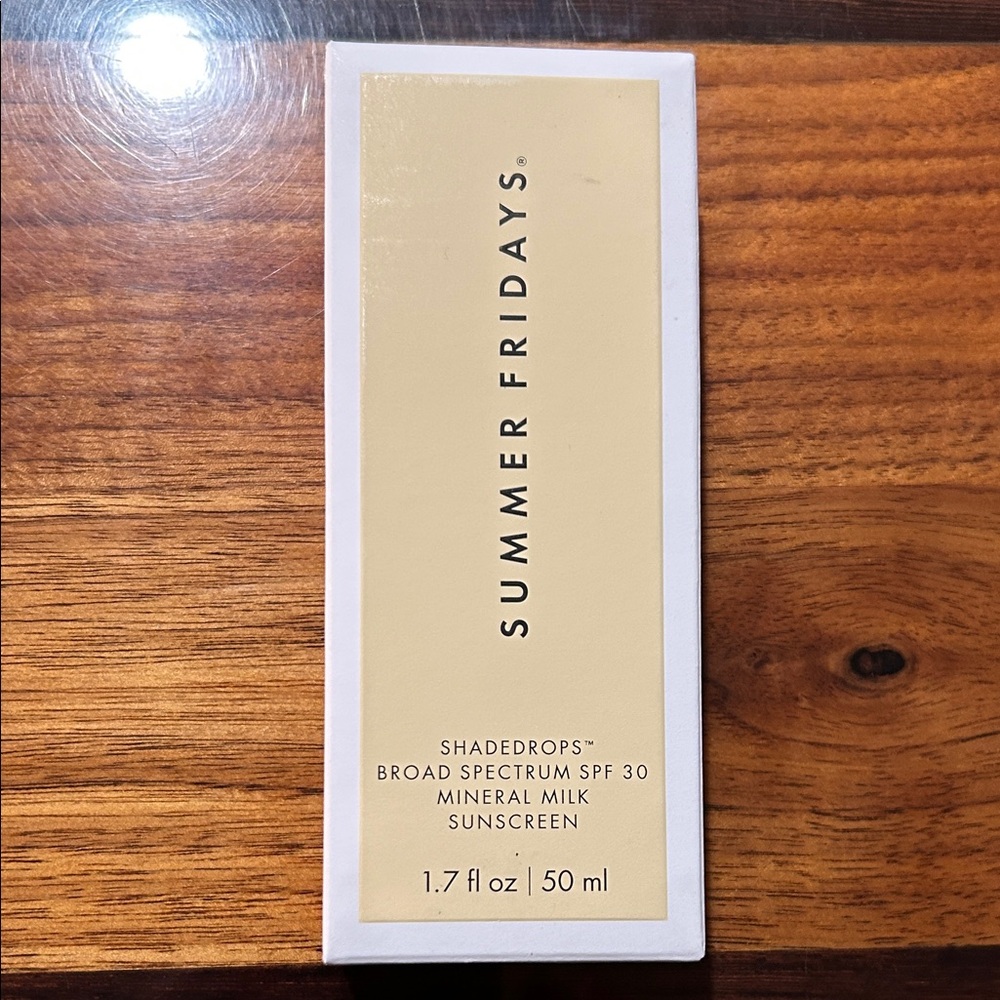 Summer Fridays Sunscreen Stick with Pale Yellow Label